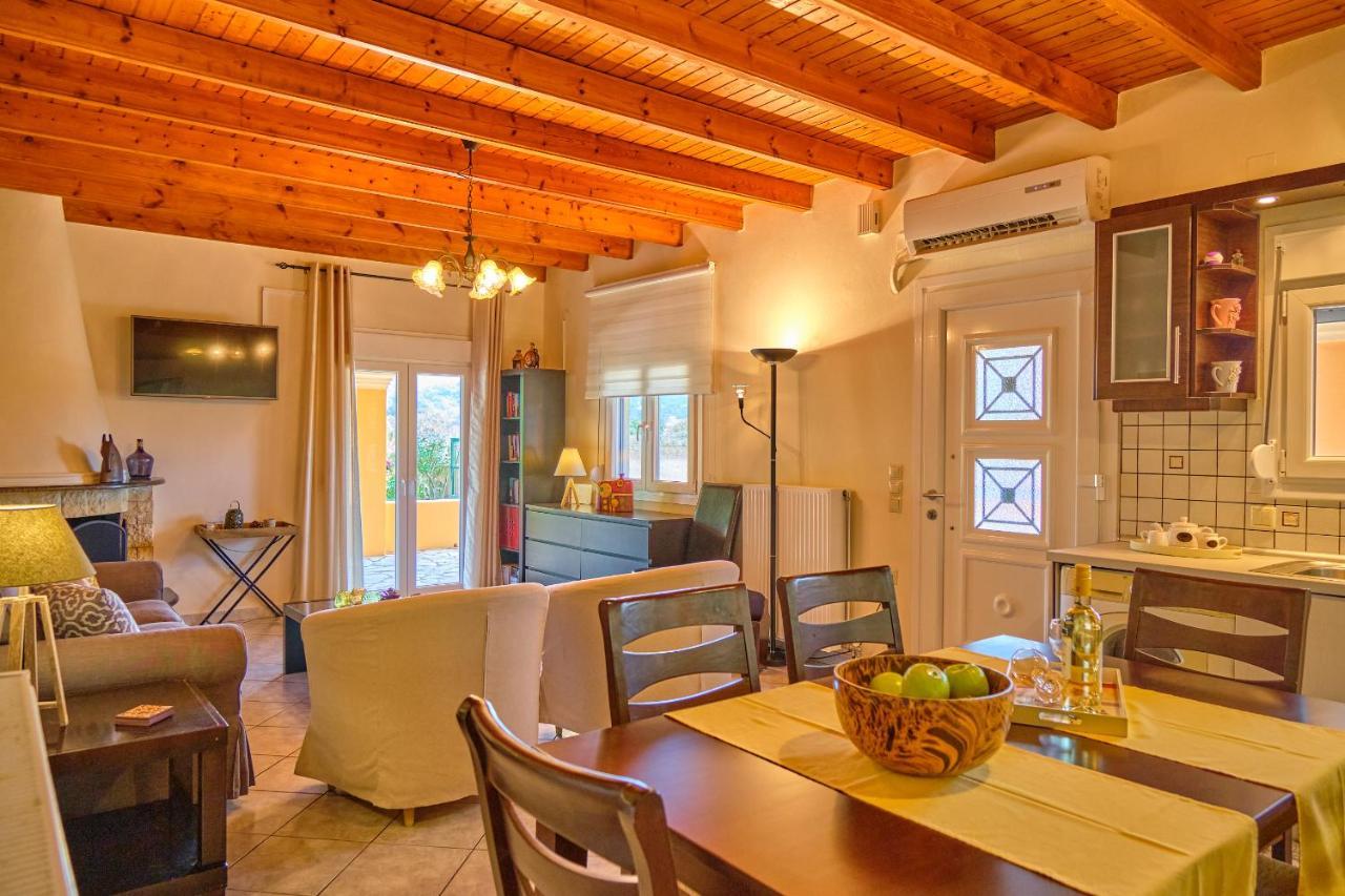 Drosia Beach House Almyros Corfu Almiros Beach Bagian luar foto