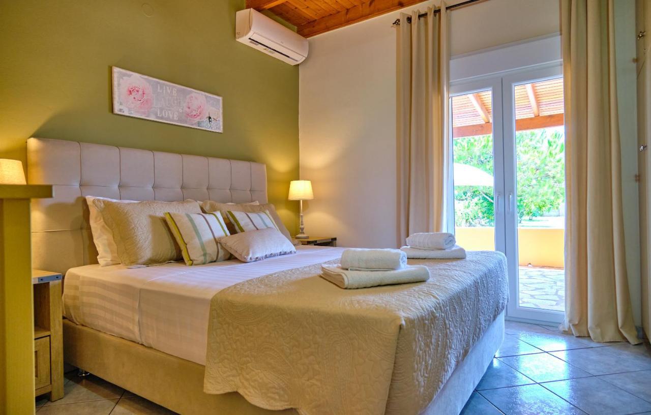 Drosia Beach House Almyros Corfu Almiros Beach Bagian luar foto