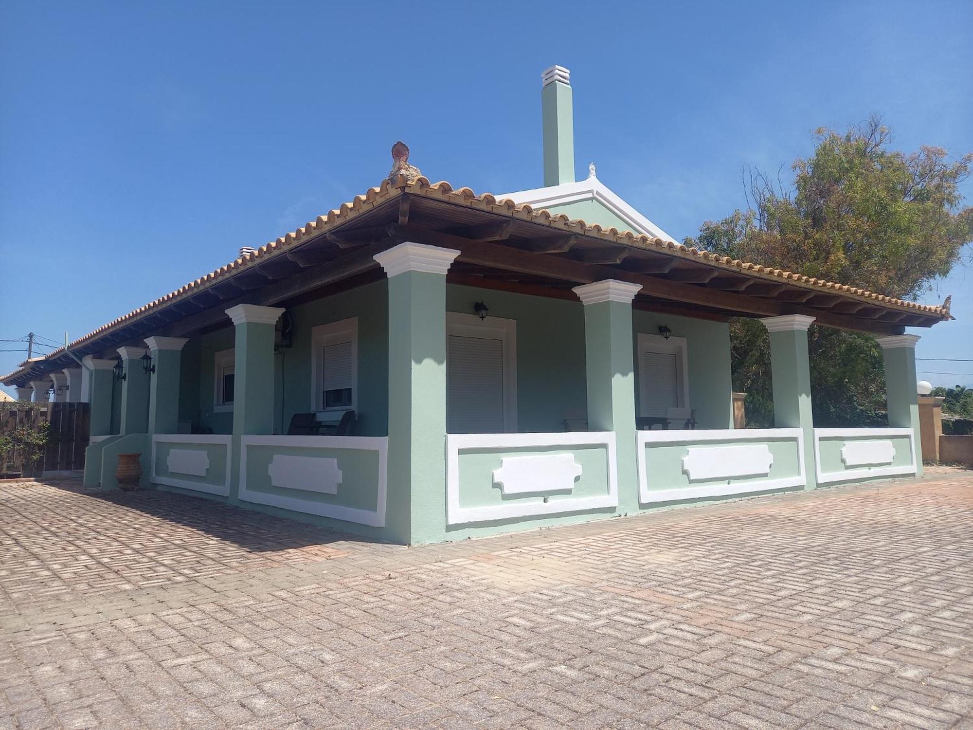Drosia Beach House Almyros Corfu Almiros Beach Bagian luar foto